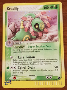 Pokemon EX Sandstorm Cradily #3/100 Holo Trading Card