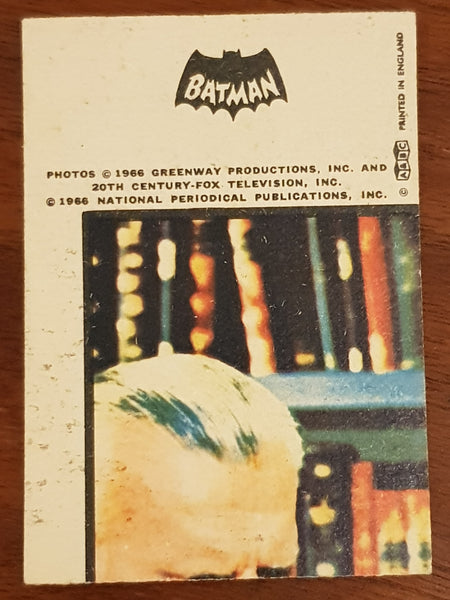 1966 Batman Trading Card #7 (England version)