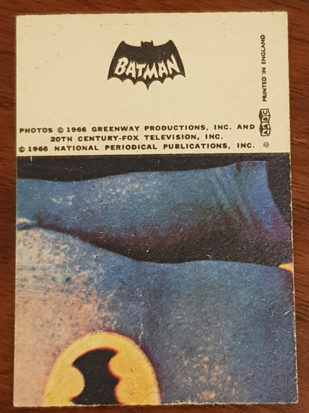 1966 Batman Trading Card #41 (England version)