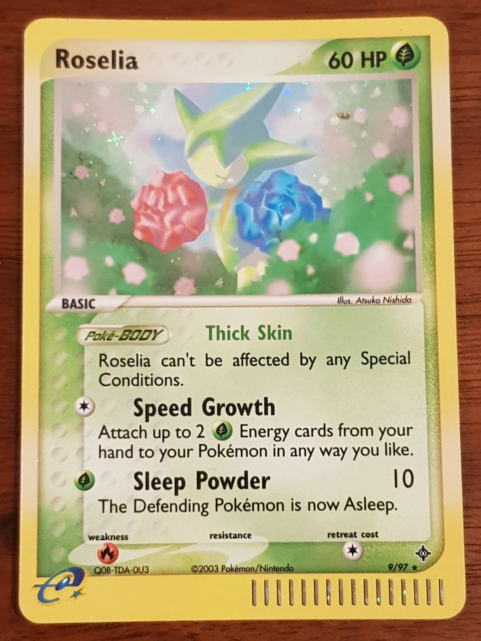 Pokemon EX Dragon Roselia #9/97 Holo Trading Card Rotterdam Comics Pokemon EX Dragon Roselia #9/97 Holo Trading Card Rotterdam Comics