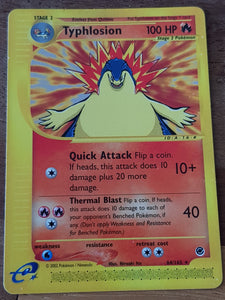 Pokemon Expedition Typhlosion #64/165 Non-Holo Trading Card