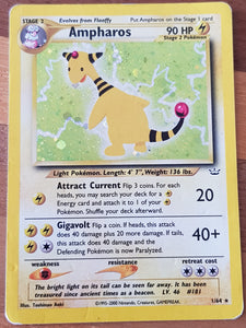 Pokemon Neo Revelation Ampharos #1/64 Holo Trading Card