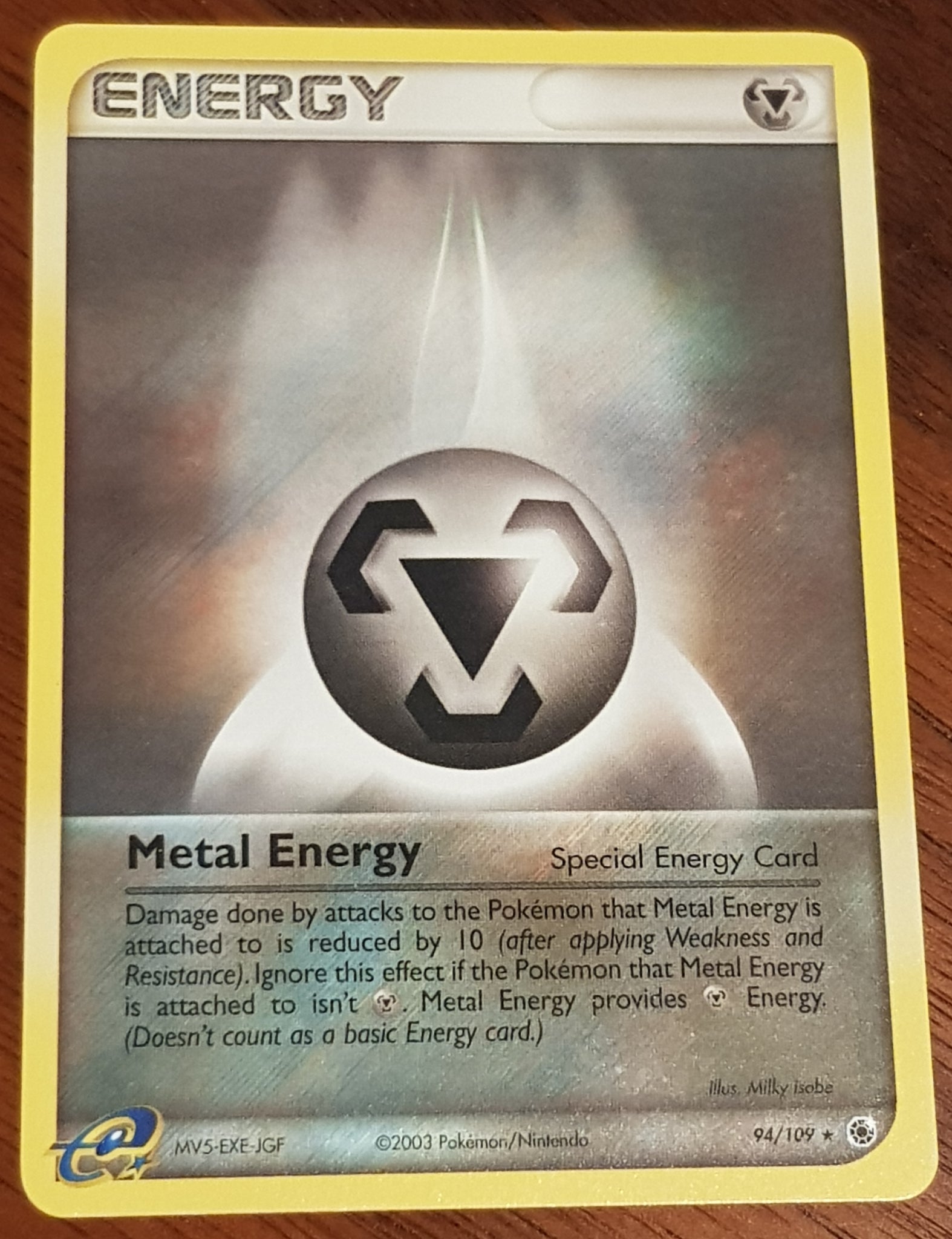 Pokemon EX Ruby and Sapphire Metal Energy #94/109 Non-Holo Trading Card