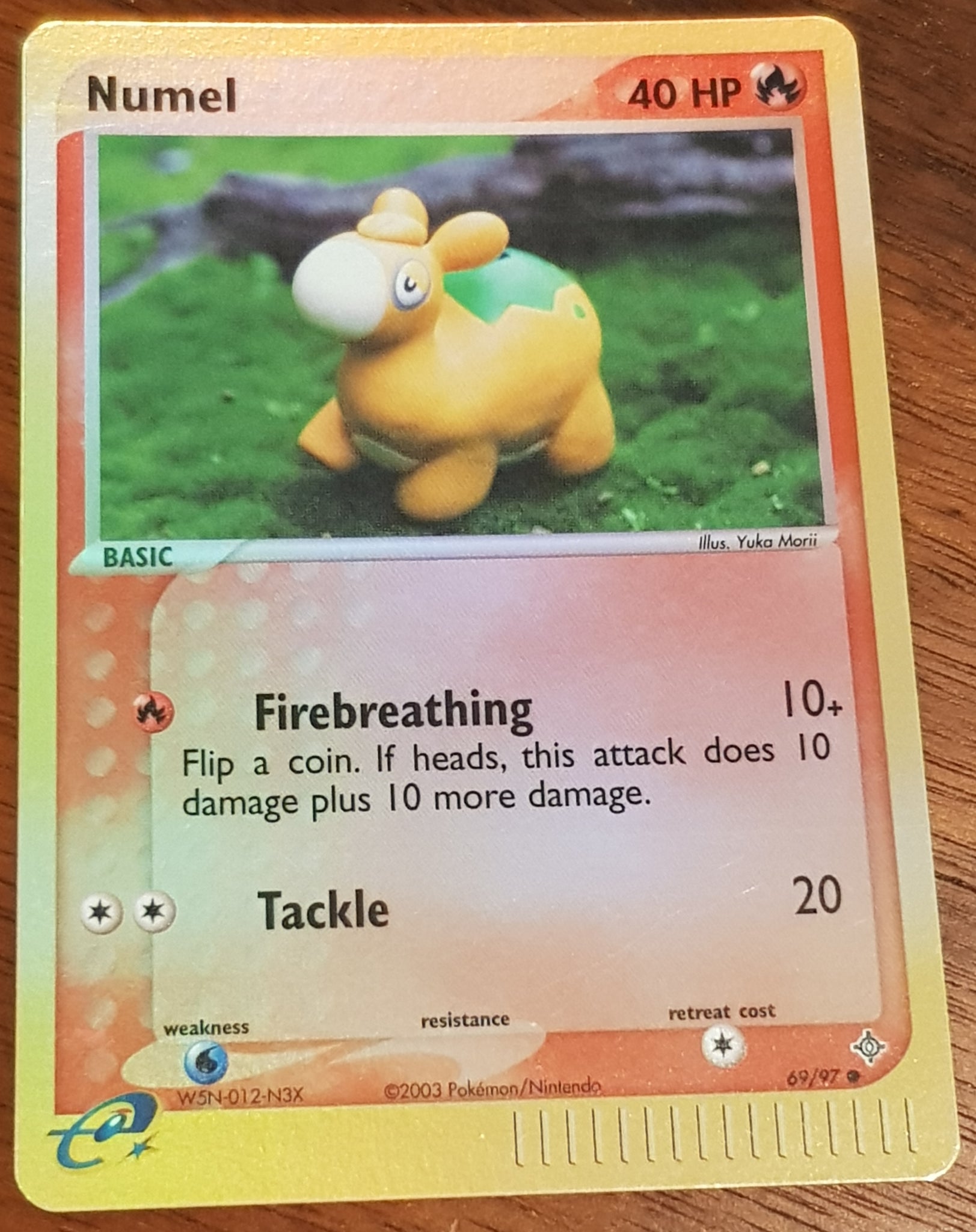 Pokemon EX Dragon Numel #69/97 Reverse Holo Trading Card