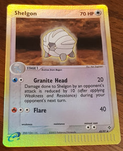 Pokemon EX Dragon Shelgon #42/97 Reverse Holo Trading Card