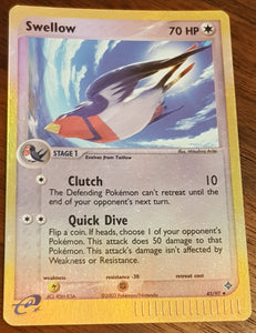 Pokemon EX Dragon Swellow #45/97 Reverse Holo Trading Card