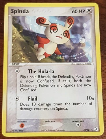 Pokemon EX Hidden Legends Spinda #48/101 Non-Holo Trading Card