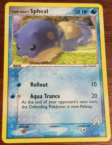 Pokemon EX Team Magma vs Team Aqua Spheal #57/95 Non-Holo Trading Card