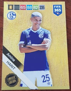 2018 Panini Adrenalyn FIFA 365 Amine Harit Limited Edition Trading Card