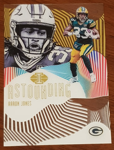 2019 Panini Illusions Football Aaron Jones #AST-AJ Trading Card