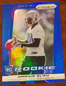 2013 Panini Prizm Football Darius Slay #222 Blue Prizm Rookie Card