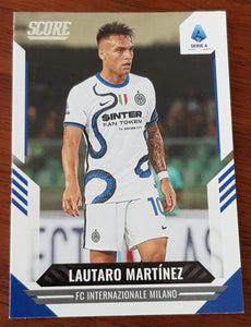 2021-22 Panini Score Serie A Lautaro Martinez #9 Trading Card