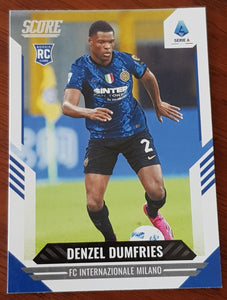 2021-22 Panini Score Serie A Denzel Dumfries #4 Rookie Card