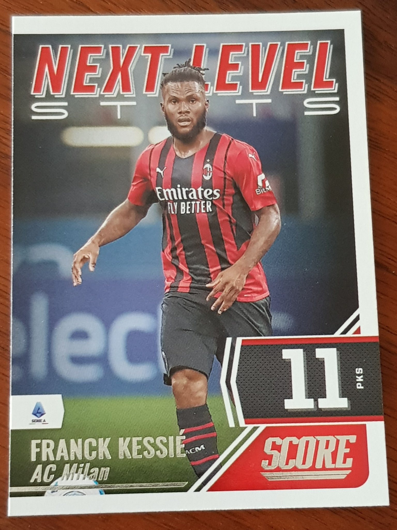 2021-22 Panini Score Serie A Next Level Stats Franck Kessie #6 Trading Card