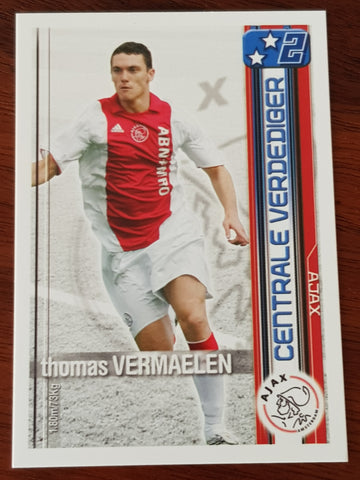2007-08 All-Stars Eredivisie Thomas Vermaelen Trading Card