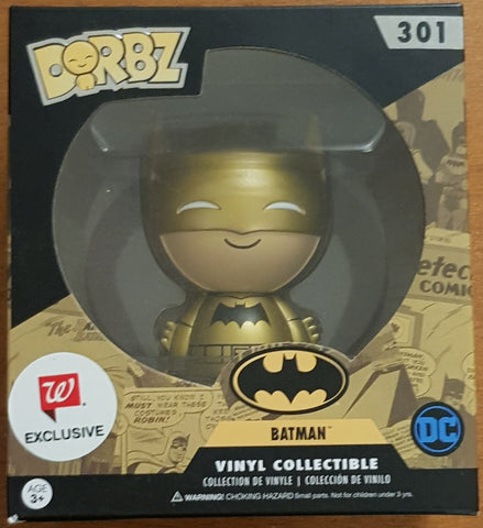 Funko Dorbz DC Batman Golden Midas #301 Walgreens Exclusive Vinyl Figure