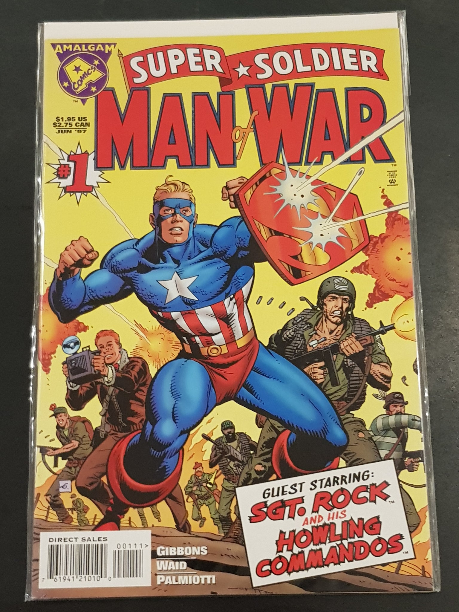 Super Soldier Man of War #1 NM-