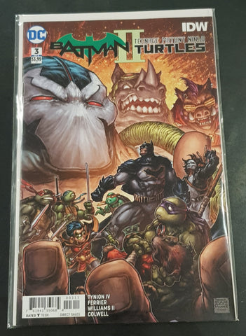 Batman Teenage Mutant Ninja Turtles II #3 NM-