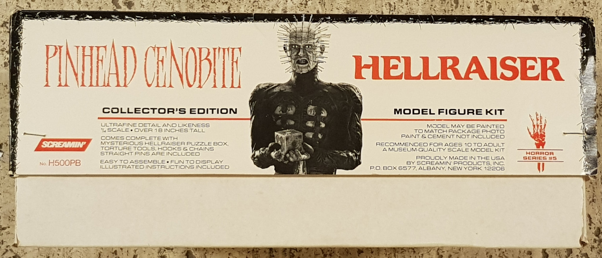 Hellraiser Pinhead Cenobite Model Kit (Screamin) – Rotterdam Comics