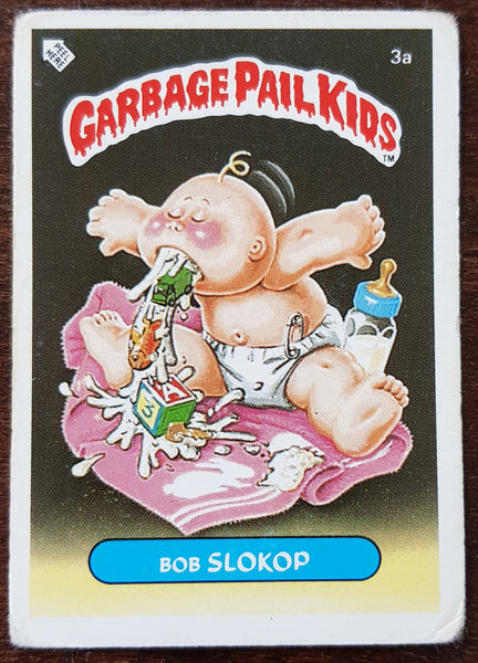 Garbage Pail Kids Dutch Series 1 #3a - Bob Slokop Sticker