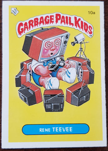 Garbage Pail Kids Dutch Series 1 #10a - Rene Teevee Sticker
