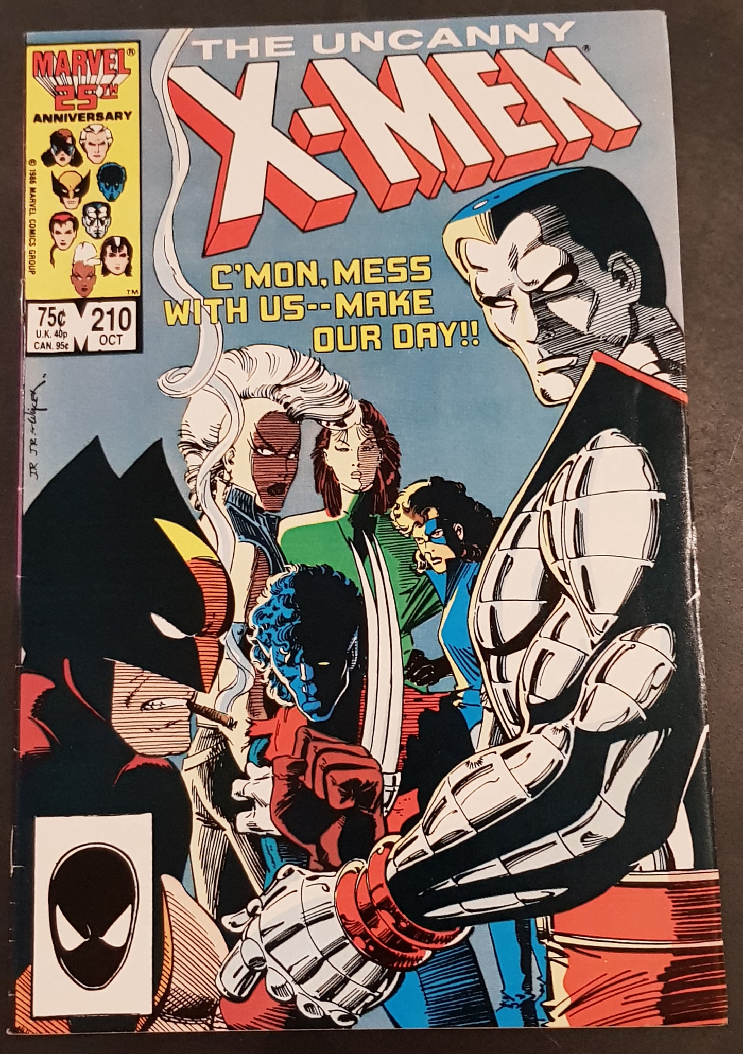 Uncanny X-Men #210 VF+