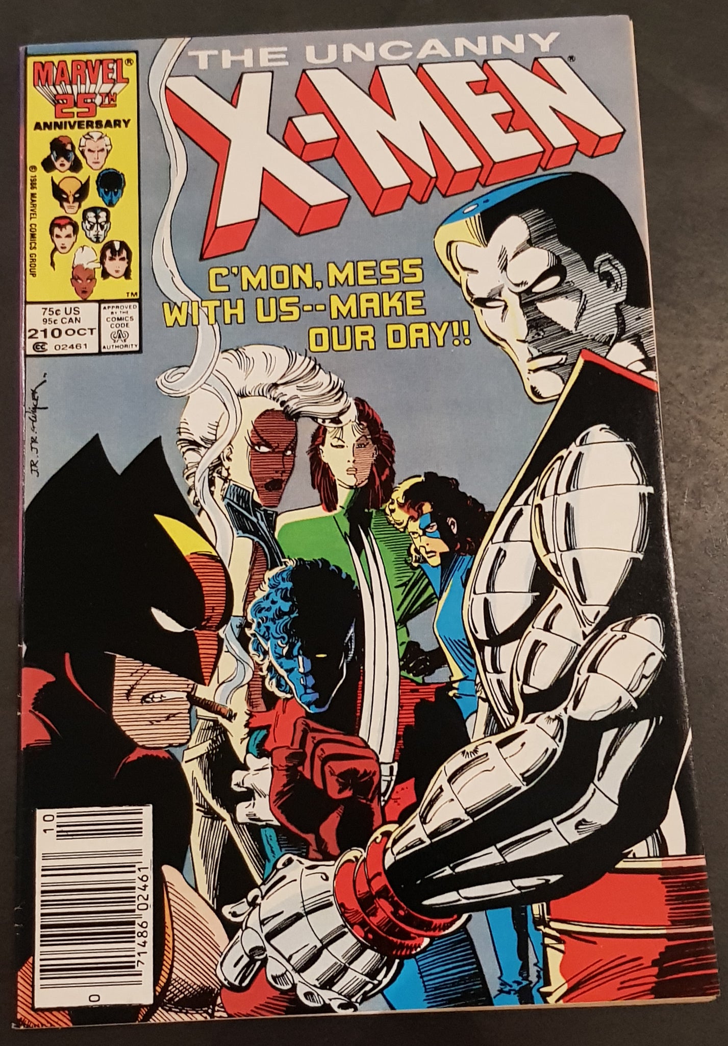 Uncanny X-Men #210 VF+ (Mark Jewler)