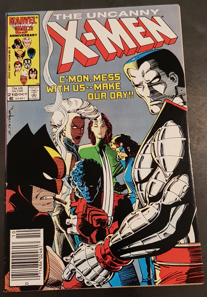 Uncanny X-Men #210 VF+ (Mark Jewler)