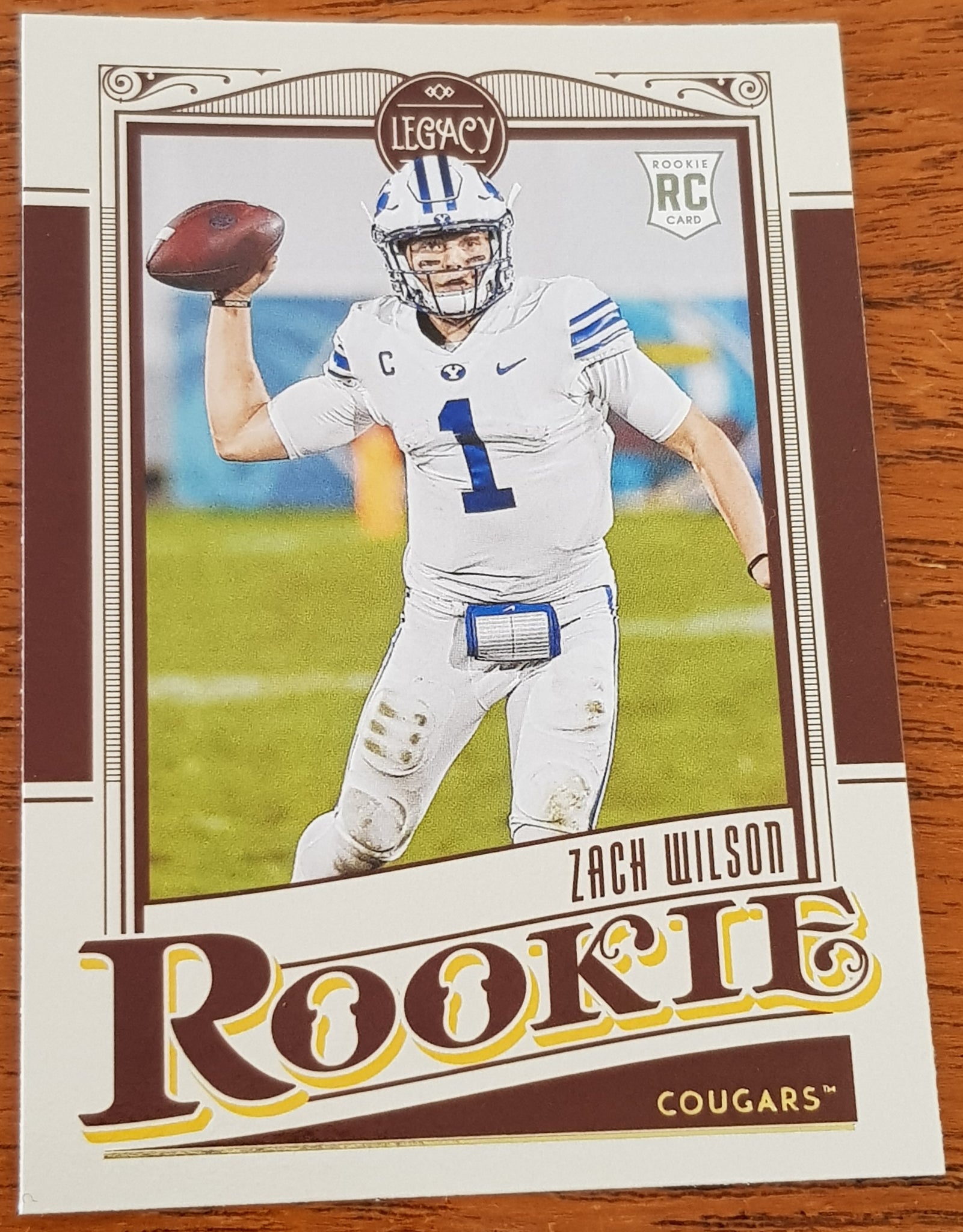 2021 Panini Legacy Football Zach Wilson #143 Rookie Card