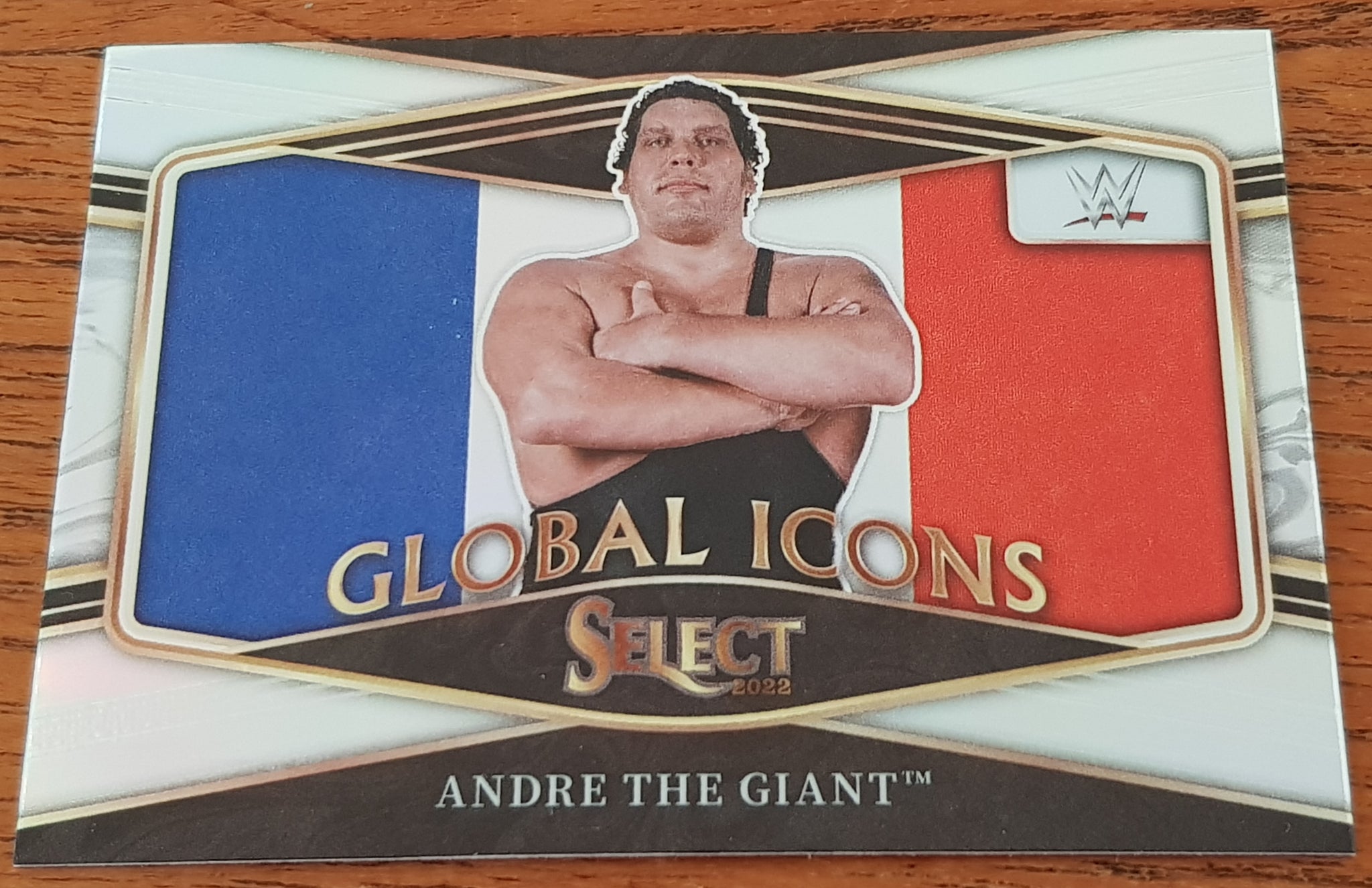 2022 Panini Select WWE Andre the Giant #18 Global Icons Prizm Silver Trading Card