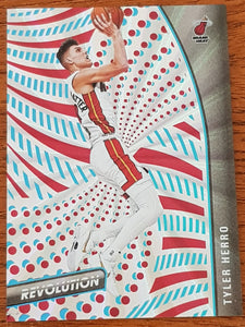 2020-21 Panini Revolution Basketball Tyler Herro #21 Sunburst #/75 Trading Card