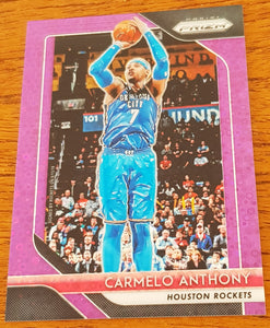 2018-19 Panini Prizm Carmelo Anthony #59 Fast Break Disco #/75 Trading Card