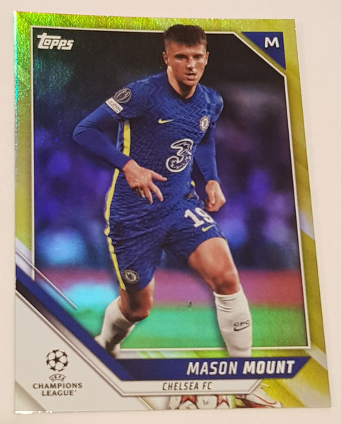 2021-22 Topps Champions League Mason Mount #139 Yellow Foil /250 Trading Card