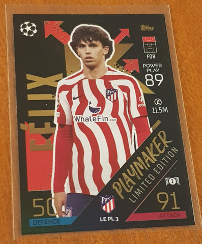 2022-23 Topps Match Attax Joao Felix Limited Edition Playmaker #LE-PL-3 Trading Card