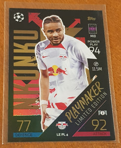 2022-23 Topps Match Attax Christopher NkuNku Limited Edition Playmaker #LE-PL-4 Trading Card