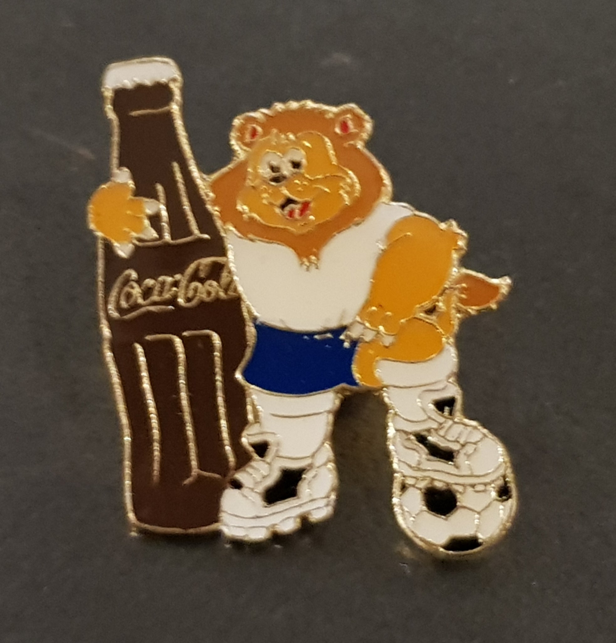 UEFA Euro 1996 Goaliath Mascot - Enamel Pin Design