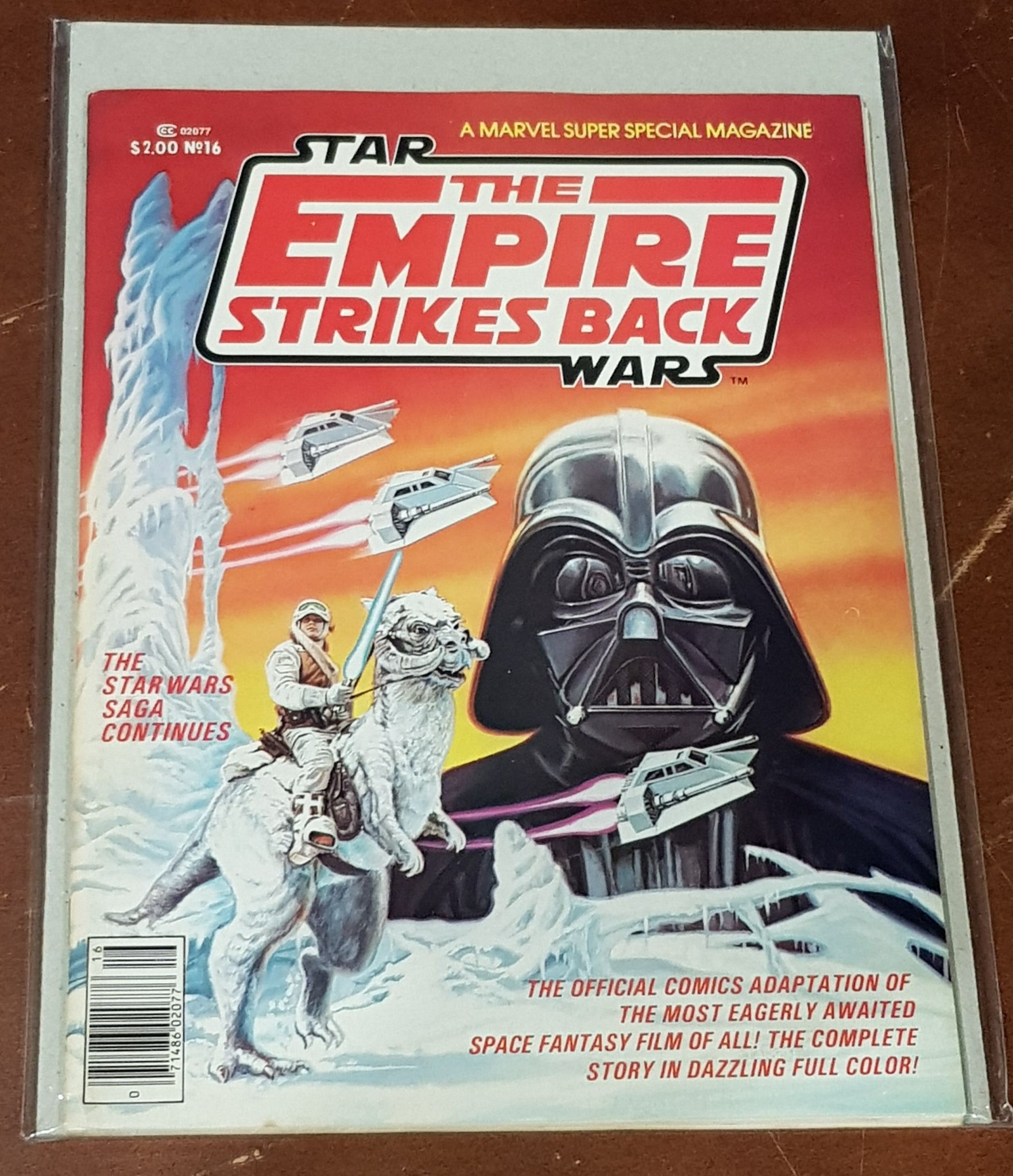 Marvel Comics Super Special #16 Star Wars the Empire Strikes Back VF+