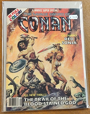 Marvel Comics Super Special #9 Savage Sword of Conan VF/VF+