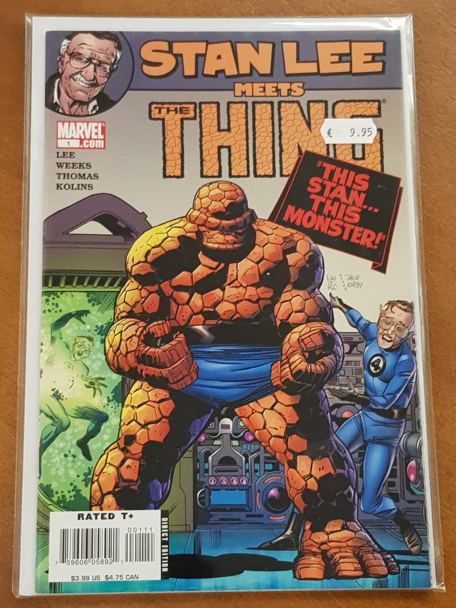 Stan Lee meets the Thing #1 NM