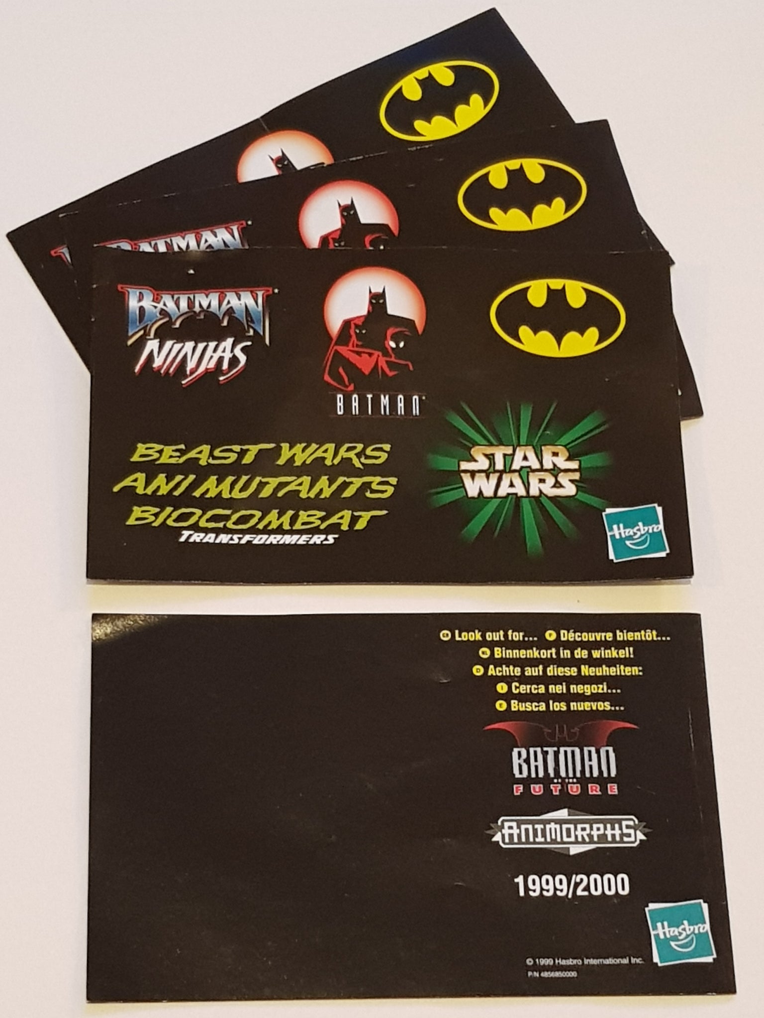 1999 Hasbro Toy Line Promotional Booklet (Batman/Star Wars/Transformers)