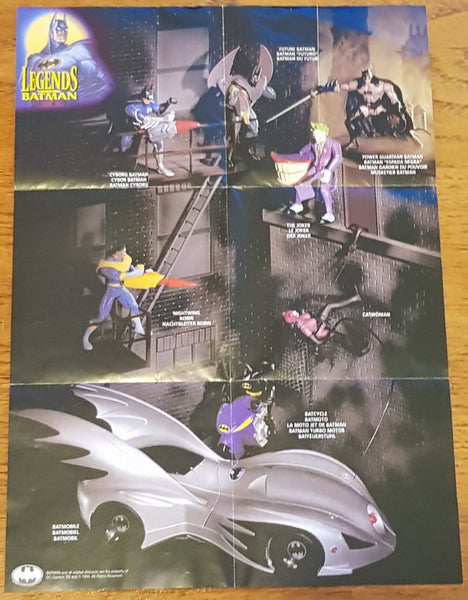 1994 Batman Animated Series/Legends of Batman Toy Line Promotional Poster (Kenner)