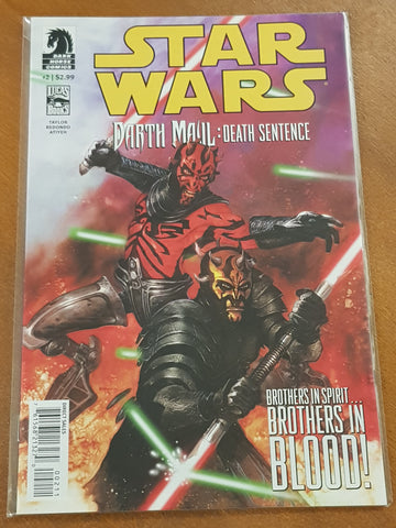 Star Wars Dart Maul Death Sentence #2 NM