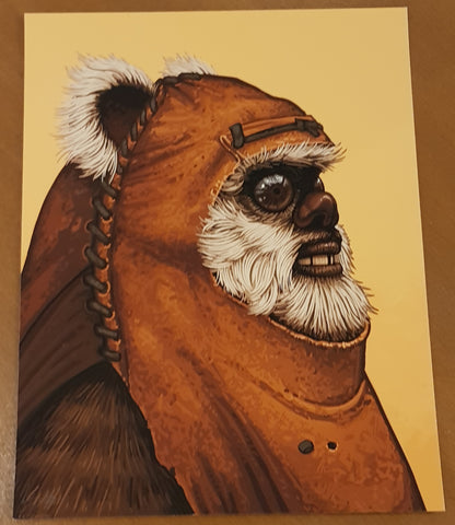 Star Wars Wicket - Mike Mitchell Limited Edition Giclee Print