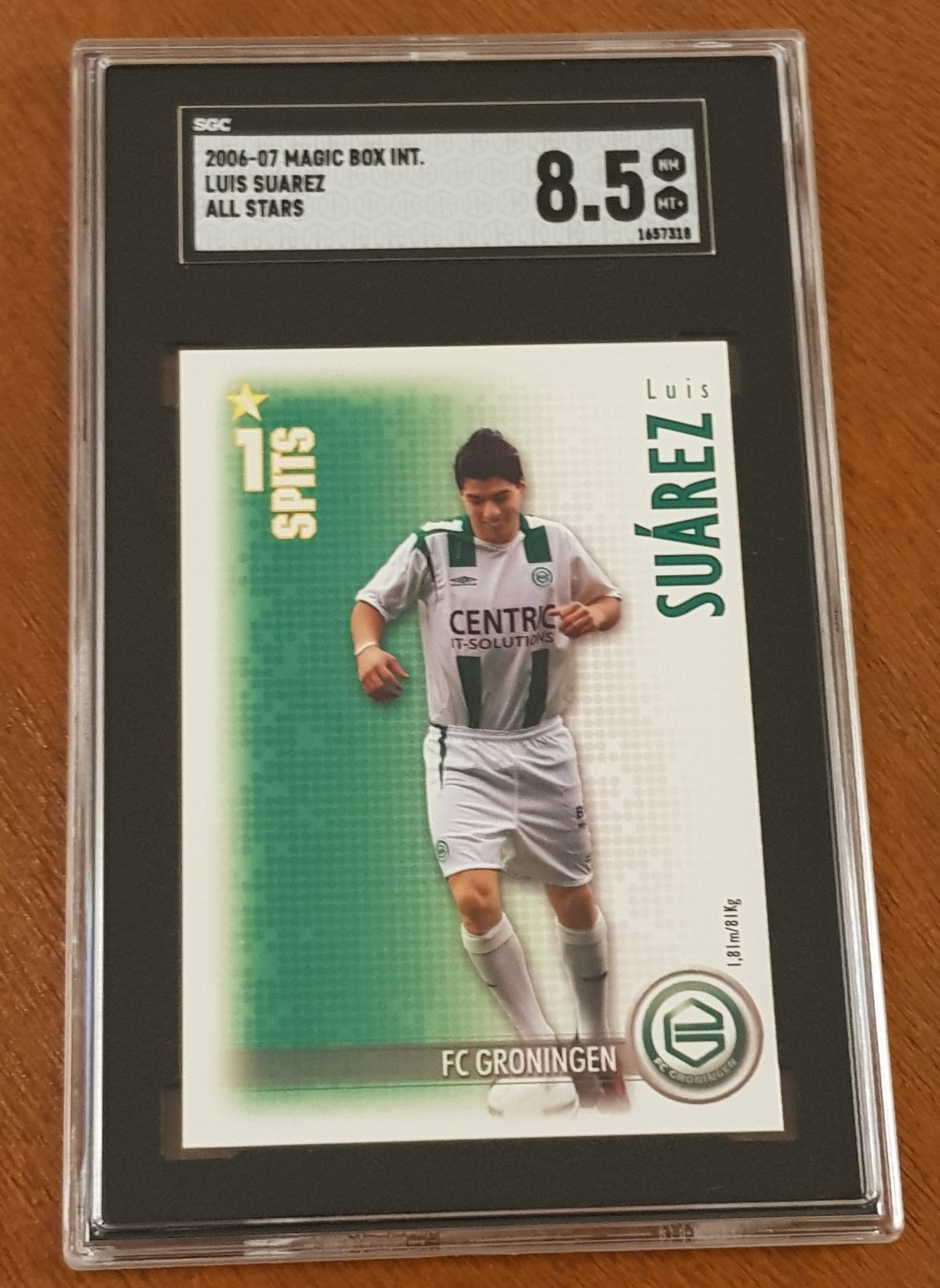 2006-07 All-Stars Eredivisie Luis Suarez SGC 8.5 Rookie Card