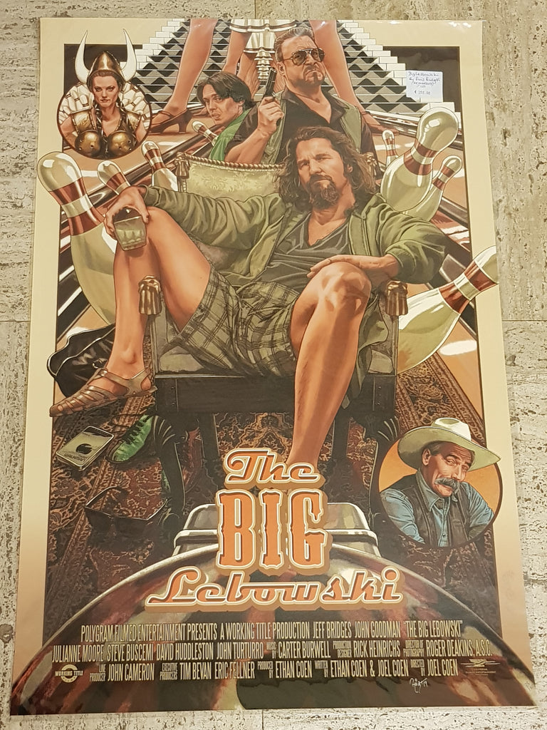De Grote Lebowski Poster The Big Lebowski (Variant) Poster By Dave De Grote Lebowski Poster The Big Lebowski (Variant) Poster By Dave