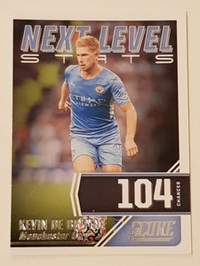 2021-22 Panini Score FIFA Next Level Stats Kevin de Bruyne #9 Trading Card