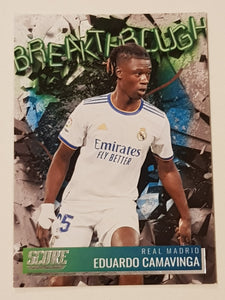 2021-22 Panini Score FIFA Breakthrough Eduardo Camavinga #3 Trading Card