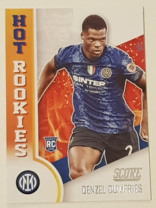 2021-22 Panini Score FIFA Hot Rookies Denzel Dumfries #11 Trading Card