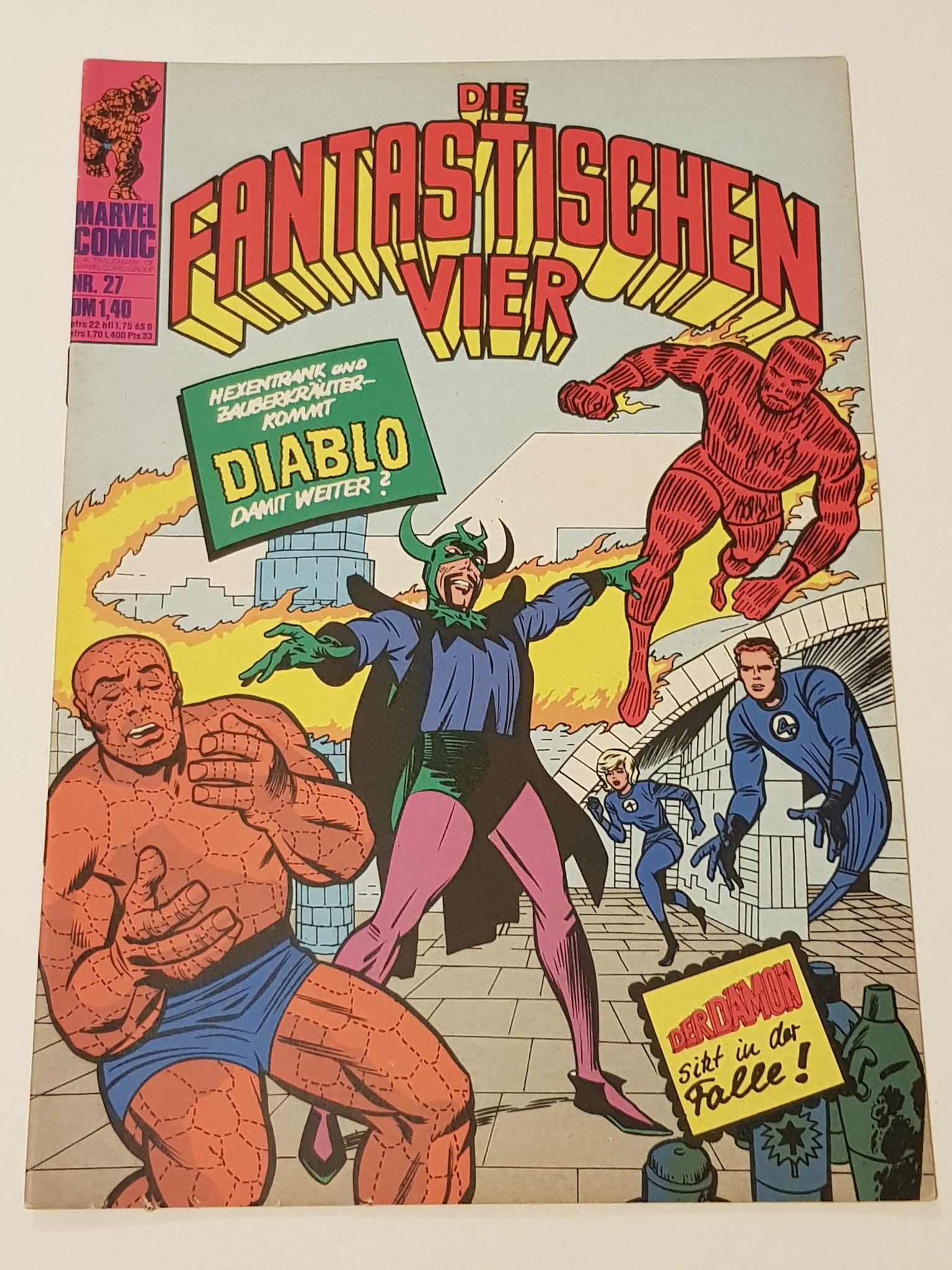 Die Fantastischen Vier #27 VF- (German Edition of Fantastic Four #30)