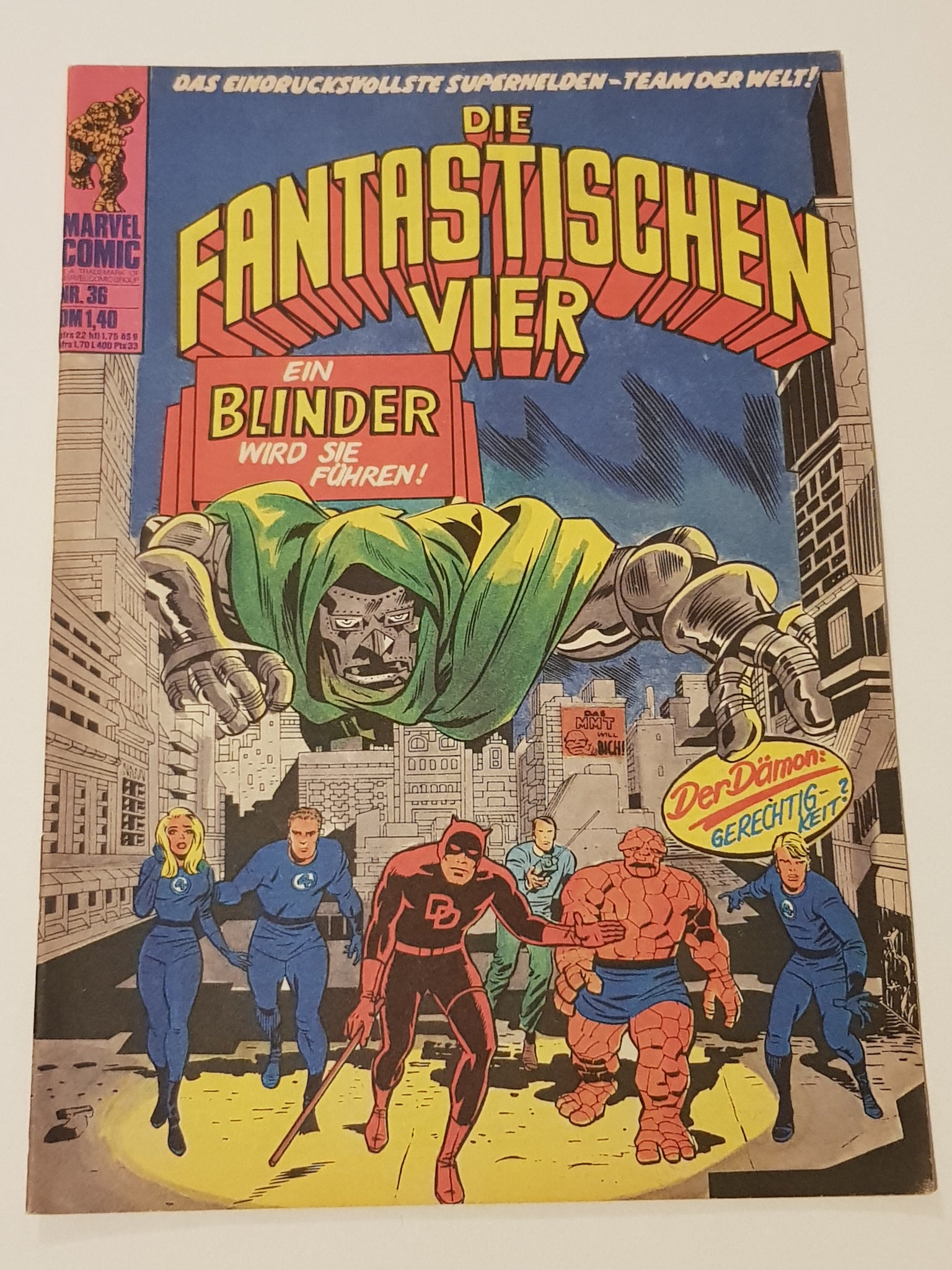 Die Fantastischen Vier #36 FN/VF (German Edition of Fantastic Four #39)